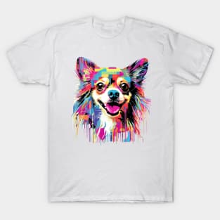 Chihuahua Dog Pet World Animal Lover Furry Friend Abstract T-Shirt